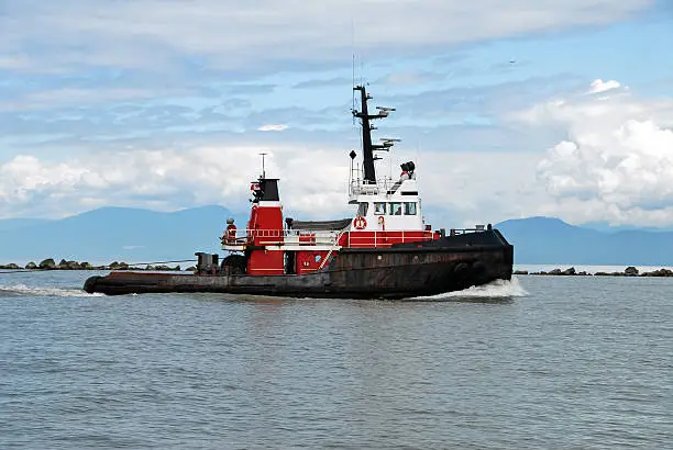 Tugboat near the harbor.