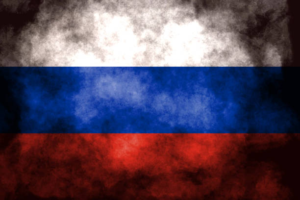 Close-up of Russian flag Close-up of Russian flag russian flag stock pictures, royalty-free photos & images
