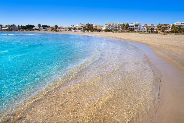 istock Cases playa beach in Xilxes also Chilches 1341624802