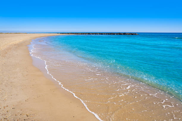 istock Cases playa beach in Xilxes also Chilches 1341624838