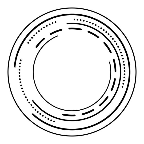 ikona aparatu fotograficznego symbol obiektywu optyki studia fotograficznego - lens camera focus aperture stock illustrations