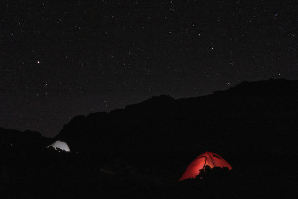 istock Tent under a dome of stars 1341629783