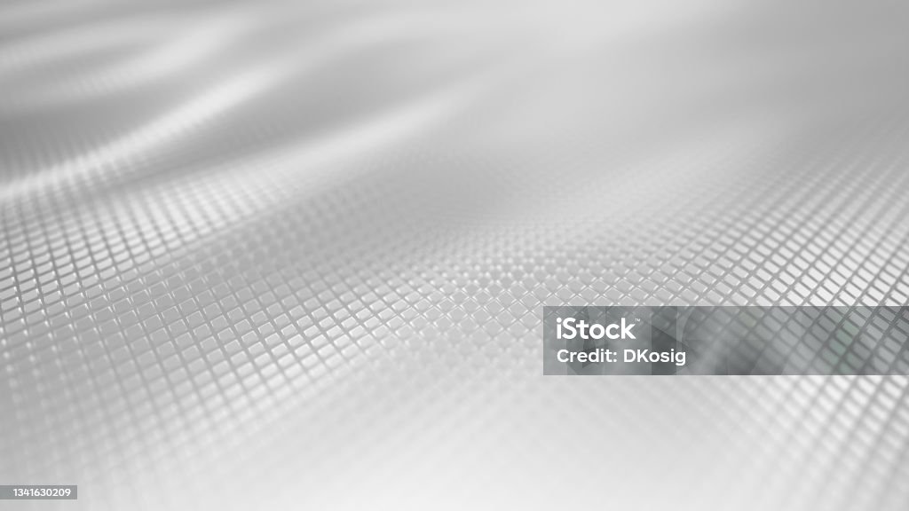 Abstract Shiny Surface - White, Gray, Background Digitally generated abstract background, perfectly usable for all kinds of topics. Backgrounds Stock Photo