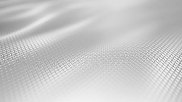 Abstract Shiny Surface - White, Gray, Background Digitally generated abstract background, perfectly usable for all kinds of topics. nanotechnology photos stock pictures, royalty-free photos & images