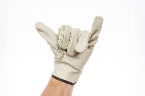istock Wave Signal Hand Work Glove Isolated 1341632123