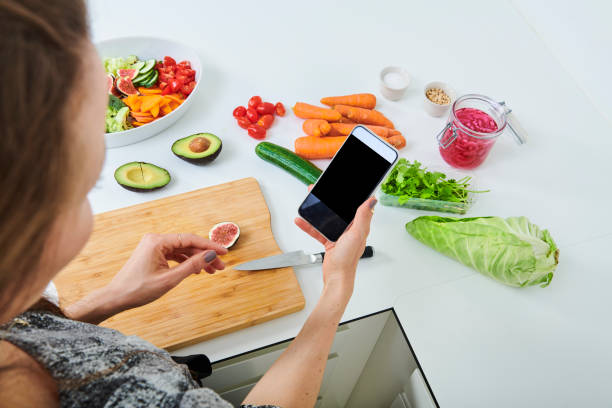 istock Woman preparing vegan lunch 1341632916