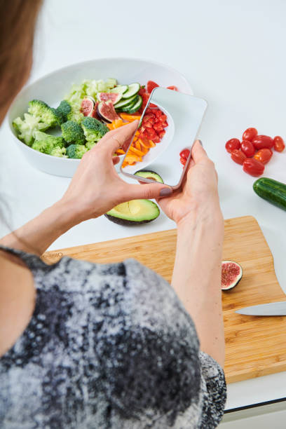 istock Woman preparing vegan lunch 1341633243