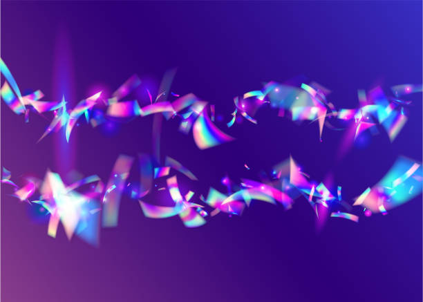istock Glitch Background. Fantasy Art. Cristal Glitter. Retro Carnaval Illustration. Digital Foil. Blue Disco Glare. Rainbow Sparkles. Metal Flyer. Pink Glitch Background 1341637138
