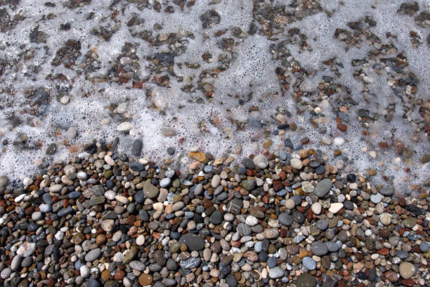 istock Pebble stones on the sea beach 1341642534