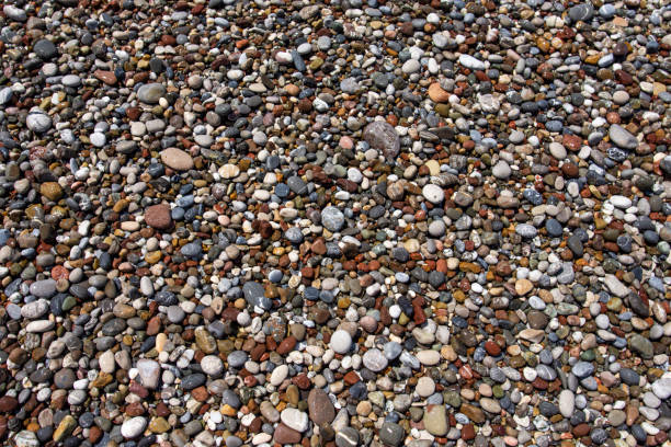 istock Multicolored sea pebbles, natural background, texture 1341643569