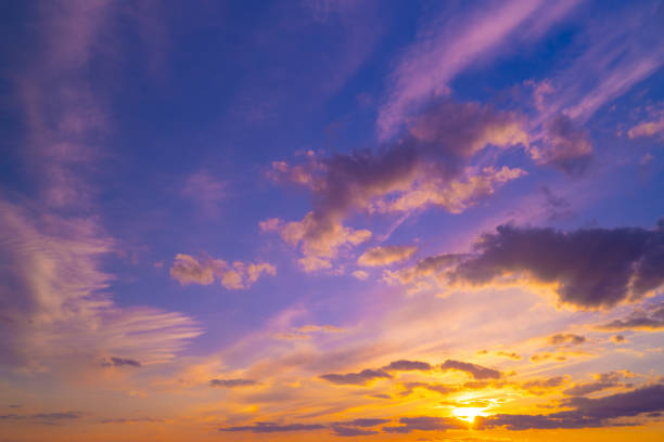 istock Sky with clouds at dusk or dawn 1341648786