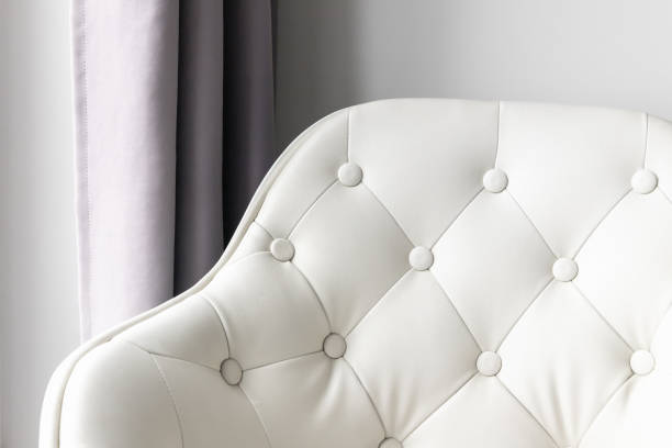 istock Abstract interior design. Luxury white armchair 1341649810