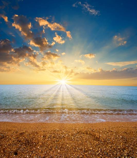 istock sunrise on a sea coast 1341650136