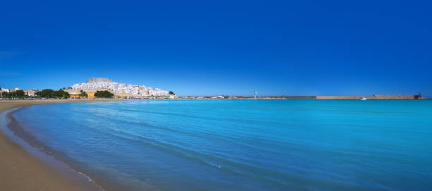 istock Peniscola skyline and castle beach Spain 1341653328
