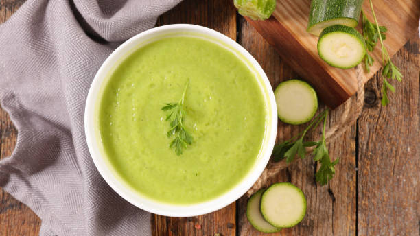 istock bowl of zucchini soup and cream 1341653784