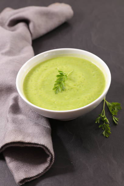 istock bowl of zucchini soup and cream 1341653799
