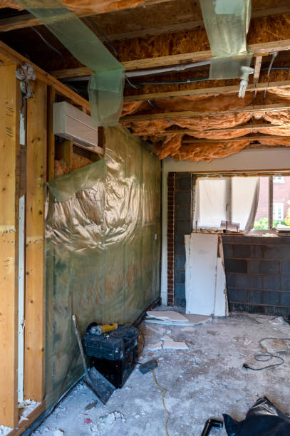 istock Deconstruction of room and garage 1341655167