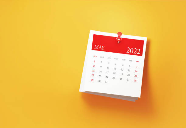istock Post It May 2022 Calendar On Yellow Background 1341656785