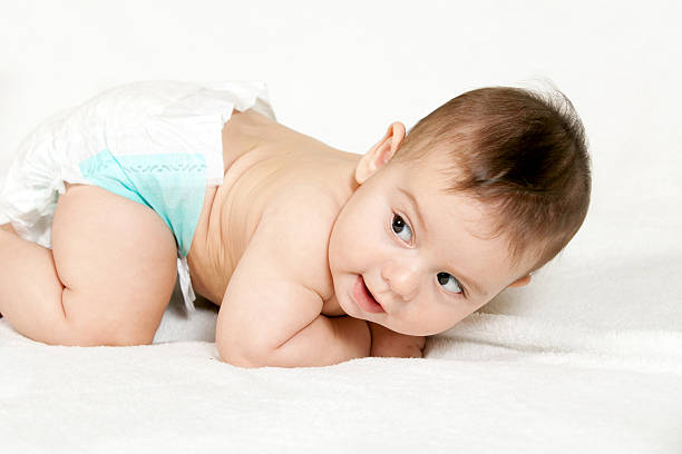 little boy isolated on white stock photo