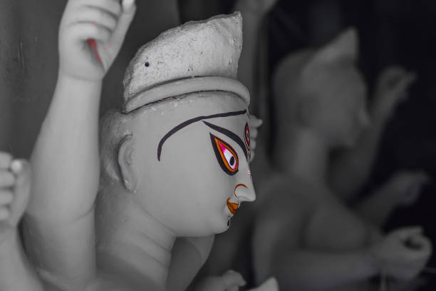 istock Idol of hindu goddess Durga 1341660722