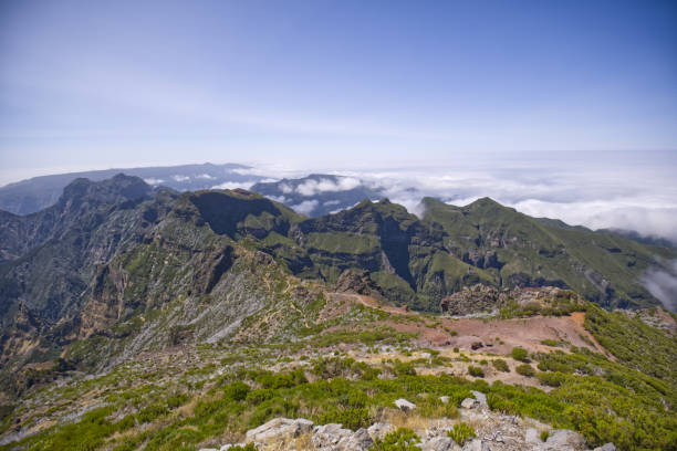 istock Nice sunset over mountains in Madeira - Portugal 1341661987