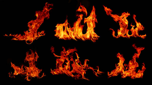 istock A collection of 6 flame images.Flame Flame 1341663585