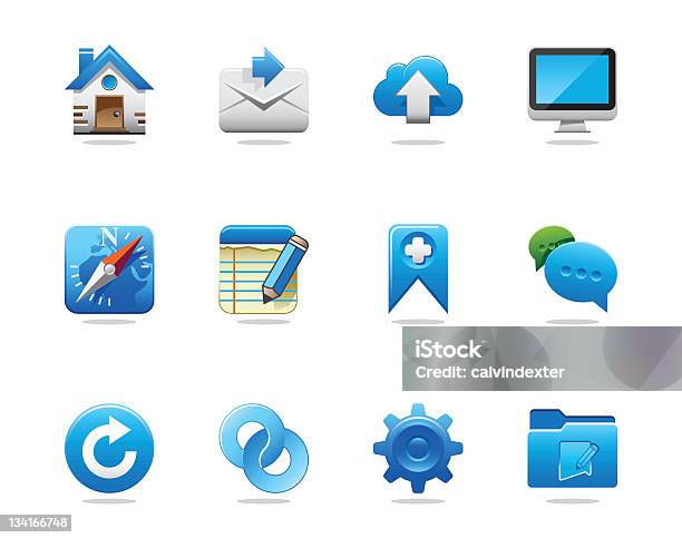 Internet And Website Icons Grace Series Stock Illustration - Download Image Now - Desktop PC, Icon Symbol, Order