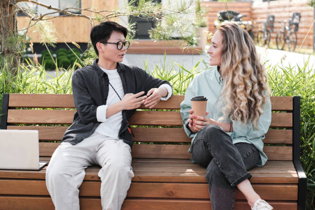 istock Young Women Having Coffee Break 1341670264