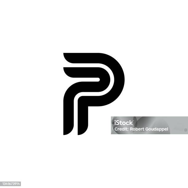 Letter P Speed Pattern Geometric Speed Letter Logotype P Stock Illustration - Download Image ...