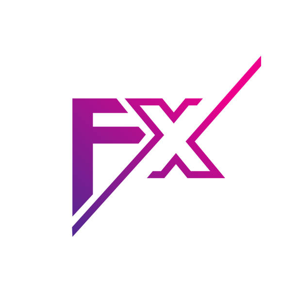 Fx Company Logo Design Modern And Simple Logo Stock Illustration - Download  Image Now - Logo, Currency Exchange, Alphabet - iStock