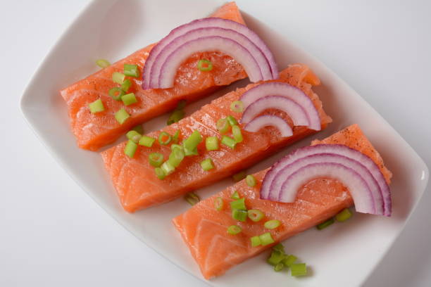 istock Rakfisk - Norwegian fish dish made from trout or sometimes char, salted and fermented 1341683419
