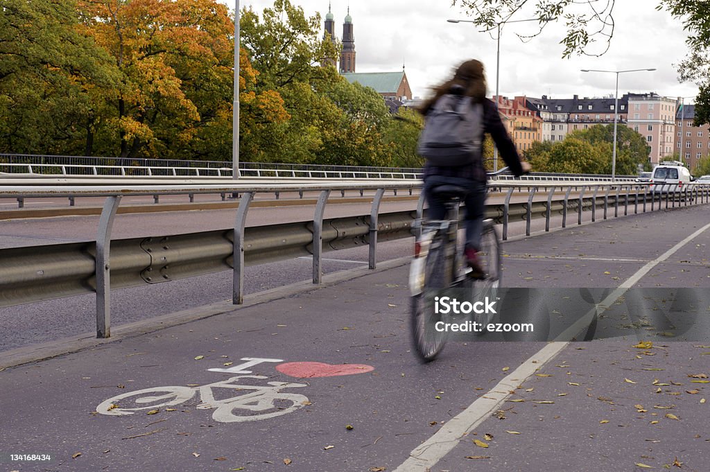 Adoro a Andar de Bicicleta - Royalty-free Alfalto Foto de stock