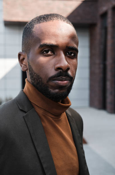 istock Serious Young Black Man Portrait 1341684456