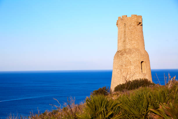 istock Denia Torre del Gerro tower in Las Rotas Spain 1341688285
