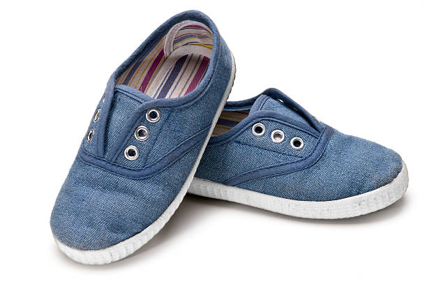 istock Blue shoes for kids. 134169459