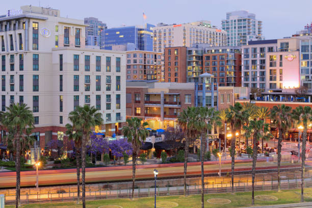 istock San Diego Cityscape - Gaslamp Quarter 1341703236