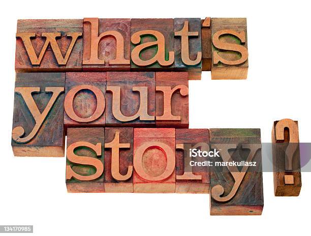 What Is Your Story Question Stock Photo - Download Image Now - Storytelling, Abstract, Asking