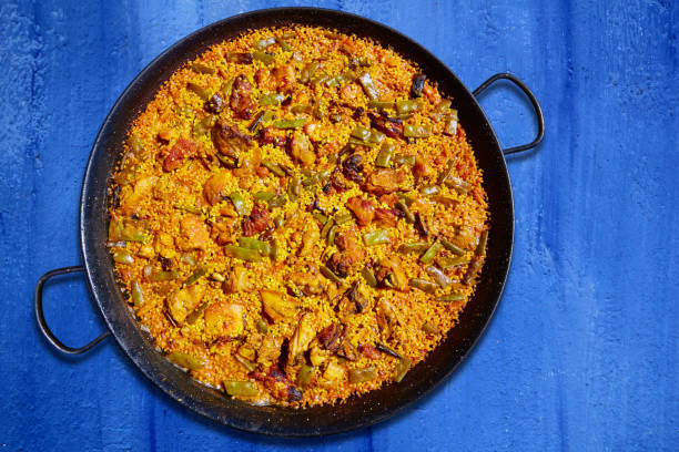 istock Paella from Spain rice recipe 1341711047