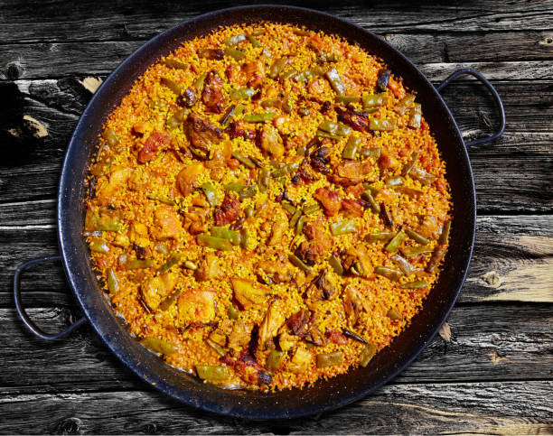 istock Paella from Spain rice recipe 1341711134