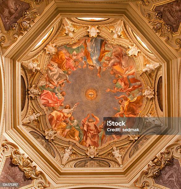 Milanouna Cupola Della Cappella Portinari - Fotografie stock e altre immagini di Affresco - Affresco, Architettura, Capitali internazionali