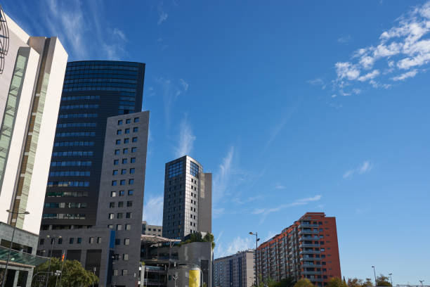 istock Valencia modern town skyline in Spain 1341716316