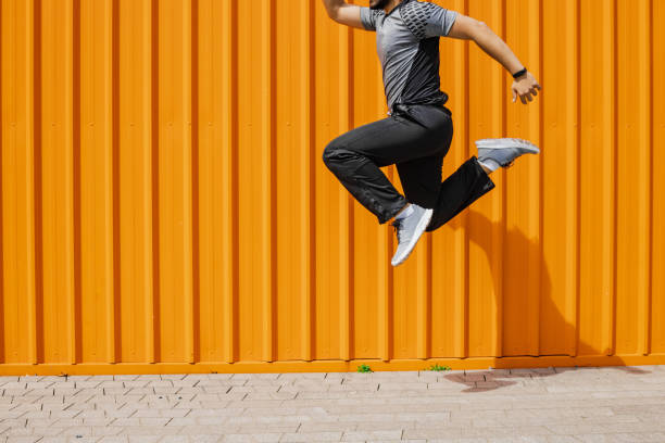 istock Sports movement and jump 1341719905