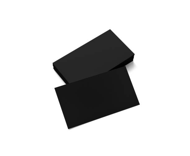 istock Black business cards 1341721663
