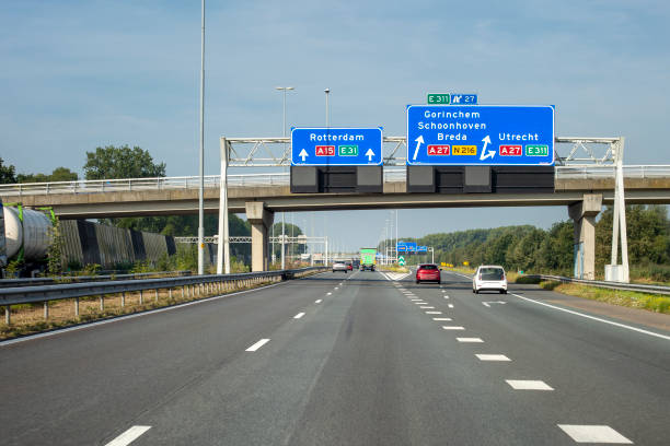 istock Traffic on Dutch highway A15, Gorinchem 1341723594
