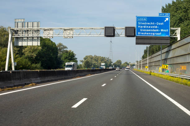 istock Traffic on Dutch highway A15, Sliedrecht 1341723607