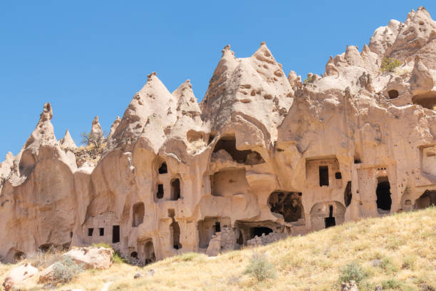 Beautiful views in Zelve open air museum. Cappadocia, Turkey. Beautiful views in Zelve open air museum. Cappadocia, Turkey. cappadocia photos stock pictures, royalty-free photos & images