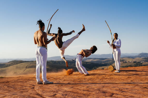 Capoeira in Brazil stock photo