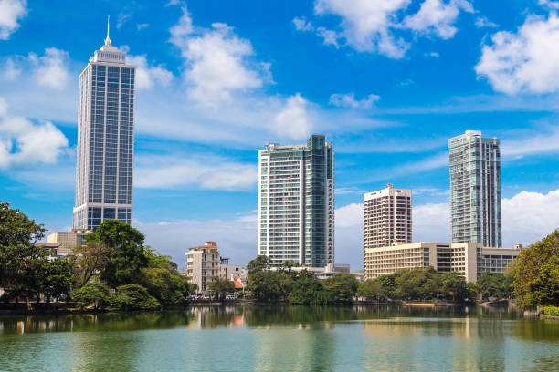 Beira lake in Colombo, Sri Lanka in a sunny day