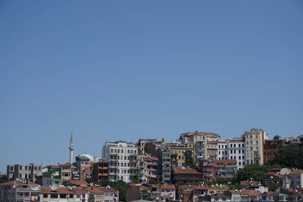istock crooked urbanization, cramped houses 1341739838
