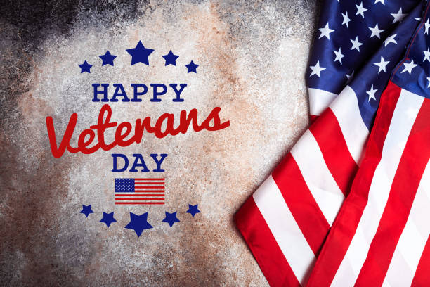 istock American flag on grunge background . Veterans Day 1341740034